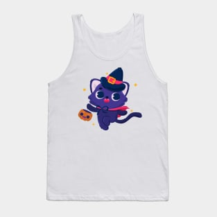 CUTE HALLOWEEN CAT Tank Top